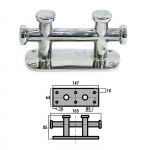 Кнехт двойной 150х60мм AISI316 0602-0101