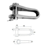 Скоба такелажная 13 мм AISI 316
